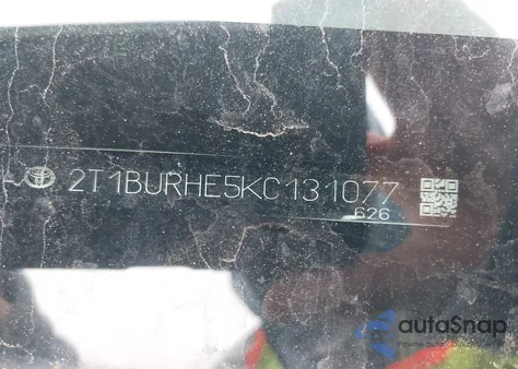 2019 Toyota Corolla Le from USA, damaged, VIN 2T1BURHE5KC131077